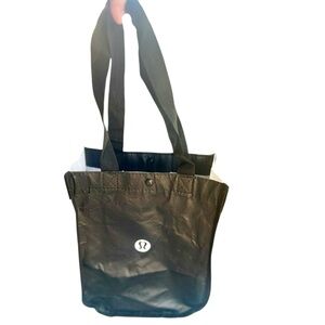 Lululemon Black & White Shopping Bag